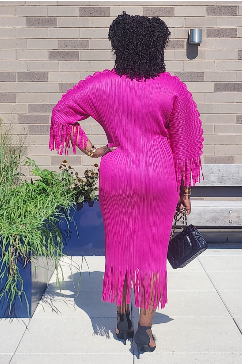 AMOURA FRINGE DRESS (PRE-ORDER ONLY WILL BE SHIPPED UNTIL SEP 10th)