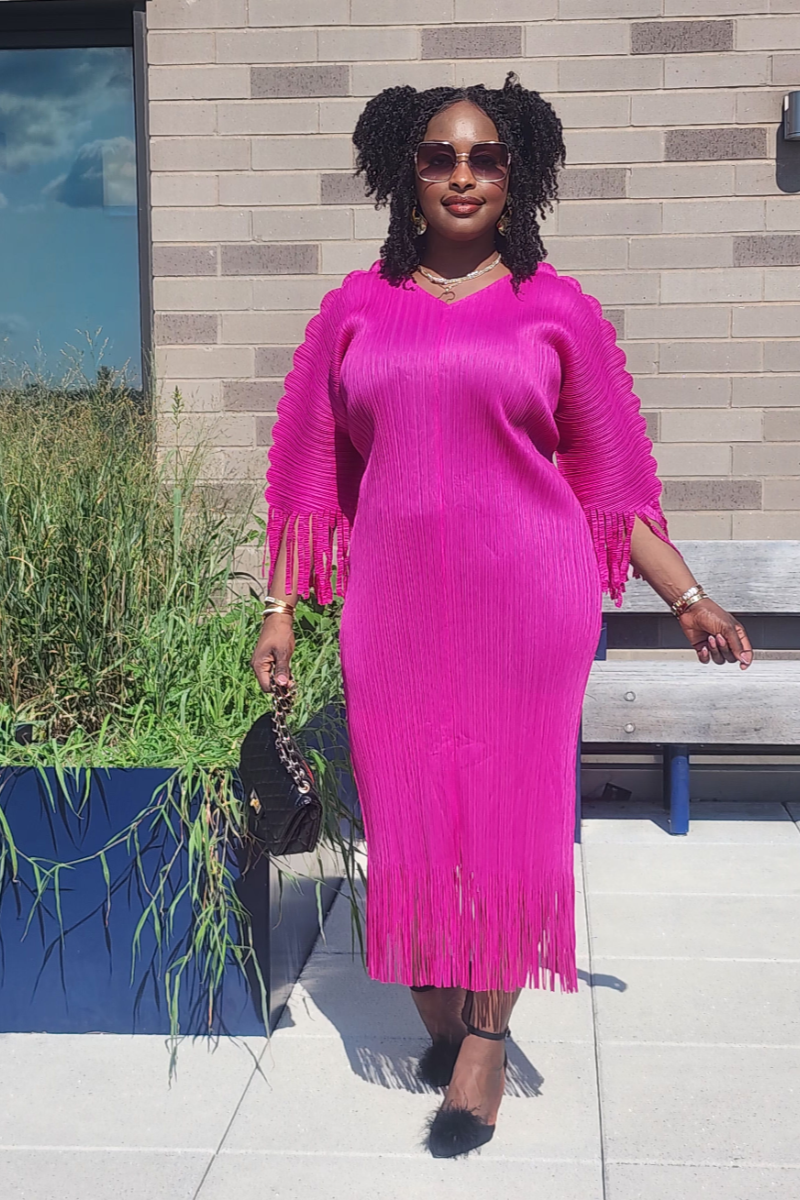 AMOURA FRINGE DRESS (PRE-ORDER ONLY WILL BE SHIPPED UNTIL SEP 10th)