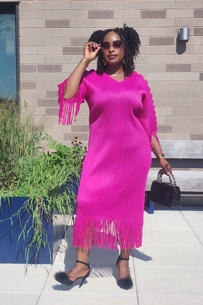 AMOURA FRINGE DRESS (PRE-ORDER ONLY WILL BE SHIPPED UNTIL SEP 10th)