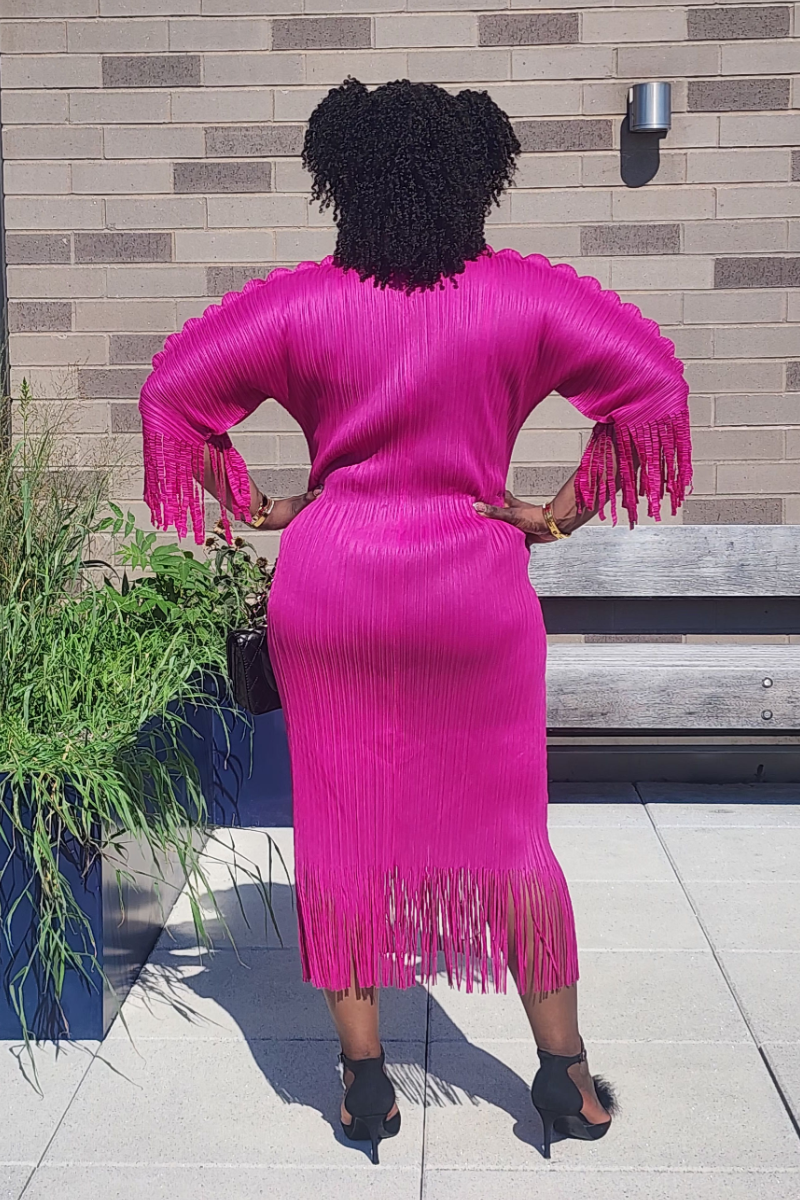 AMOURA FRINGE DRESS (PRE-ORDER ONLY WILL BE SHIPPED UNTIL SEP 10th)