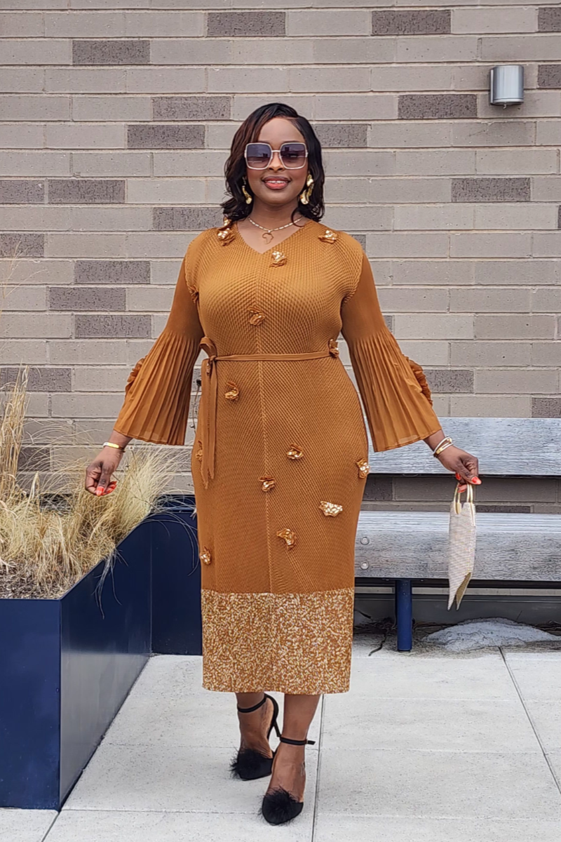 CHARISMA DRESS BROWN