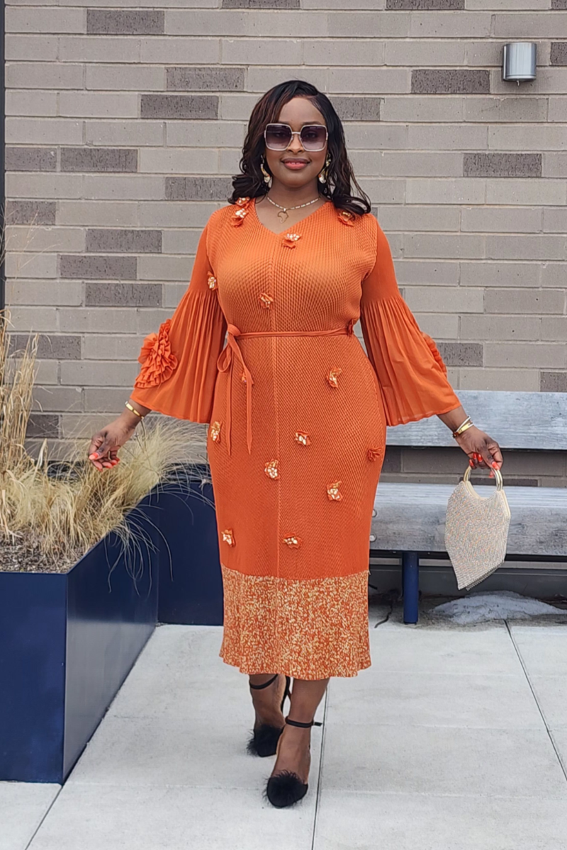 CHARISMA DRESS ORANGE
