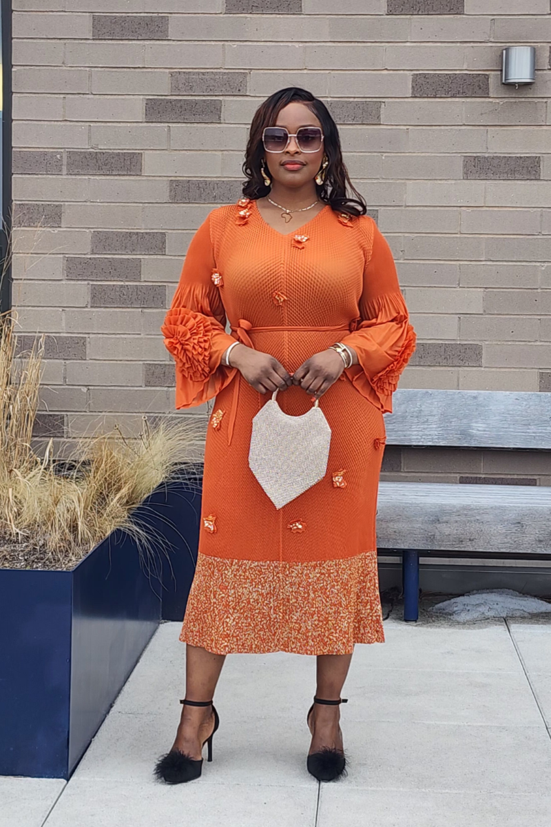 CHARISMA DRESS ORANGE