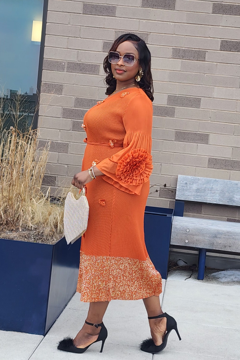CHARISMA DRESS ORANGE