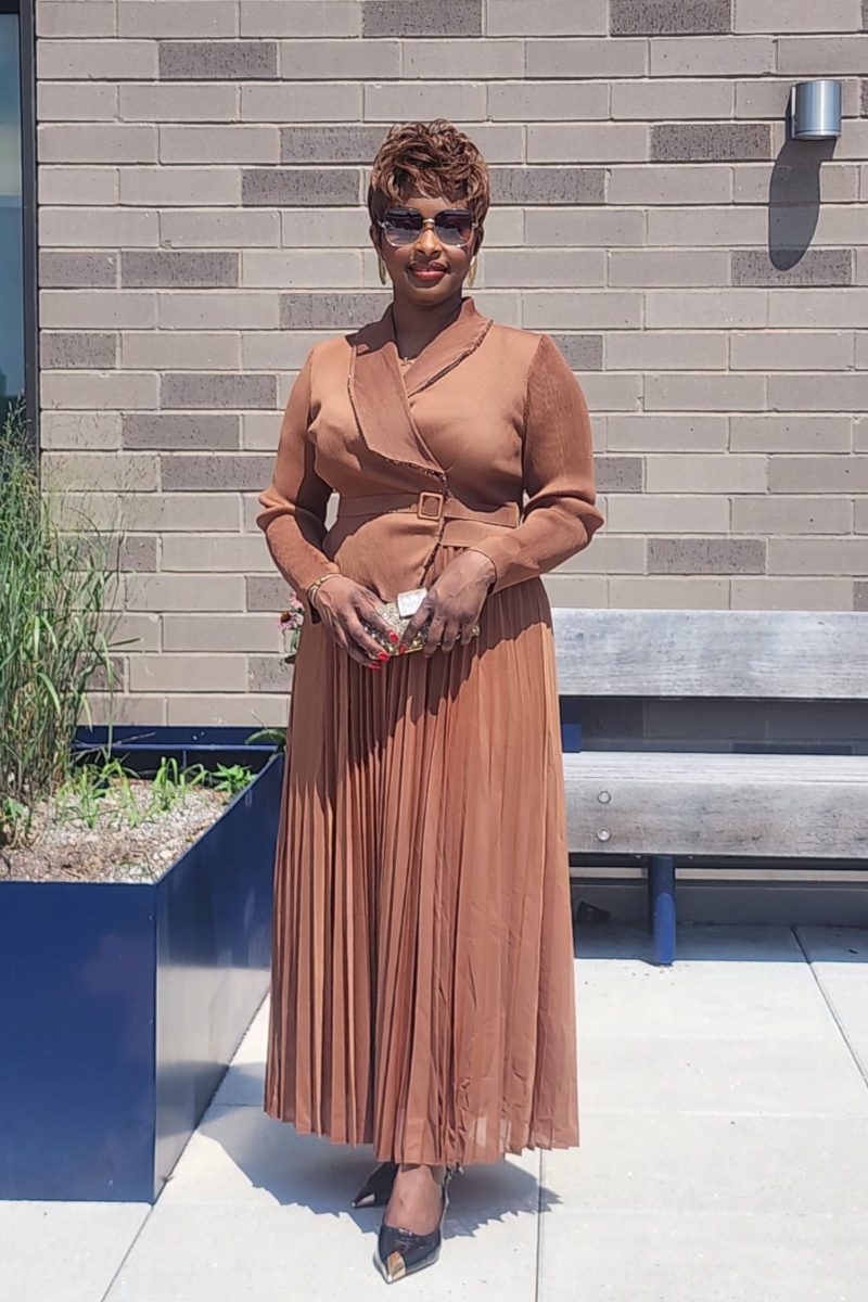DIVINE FAVOR DRESS/ CARAMEL
