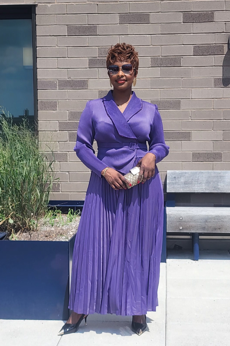 DIVINE FAVOR DRESS/ PURPLE