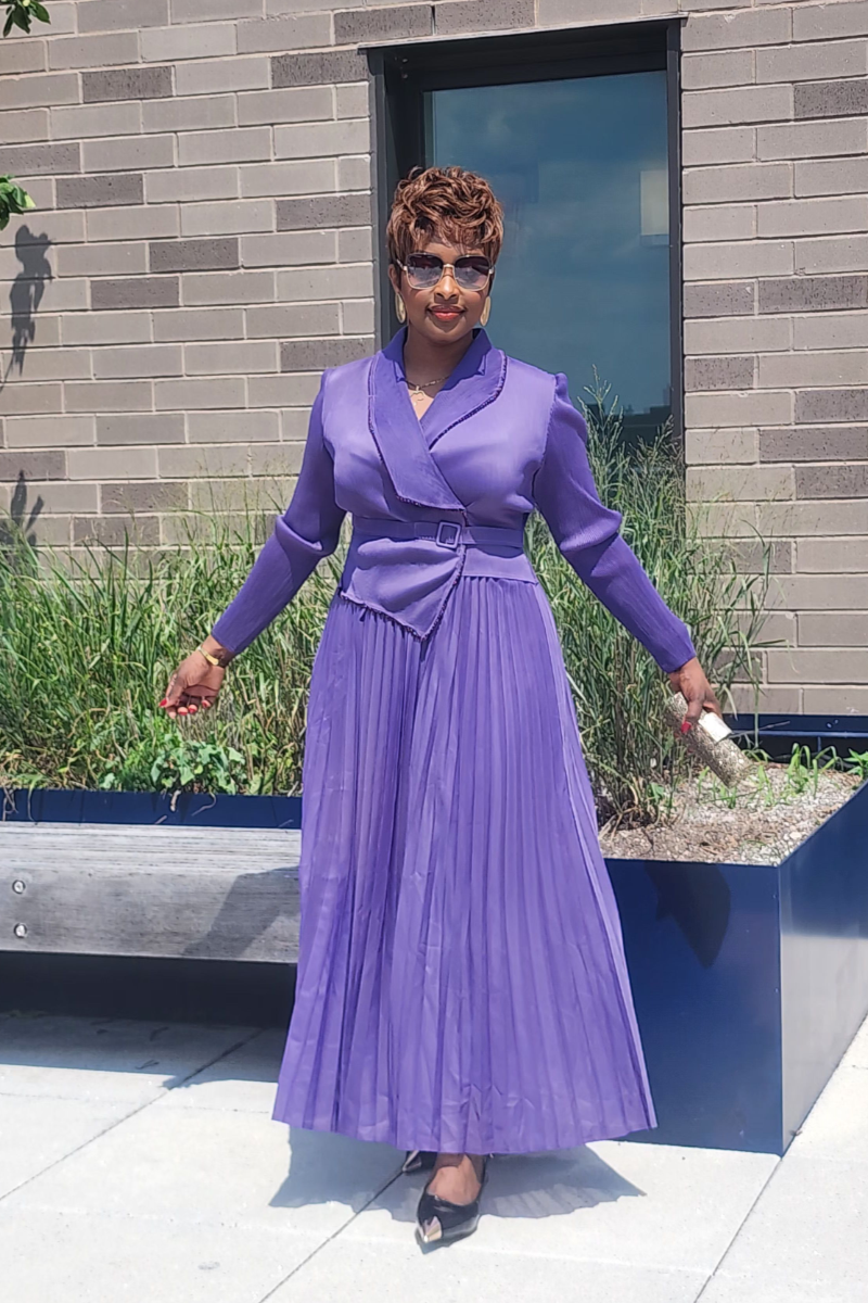 DIVINE FAVOR DRESS/ PURPLE