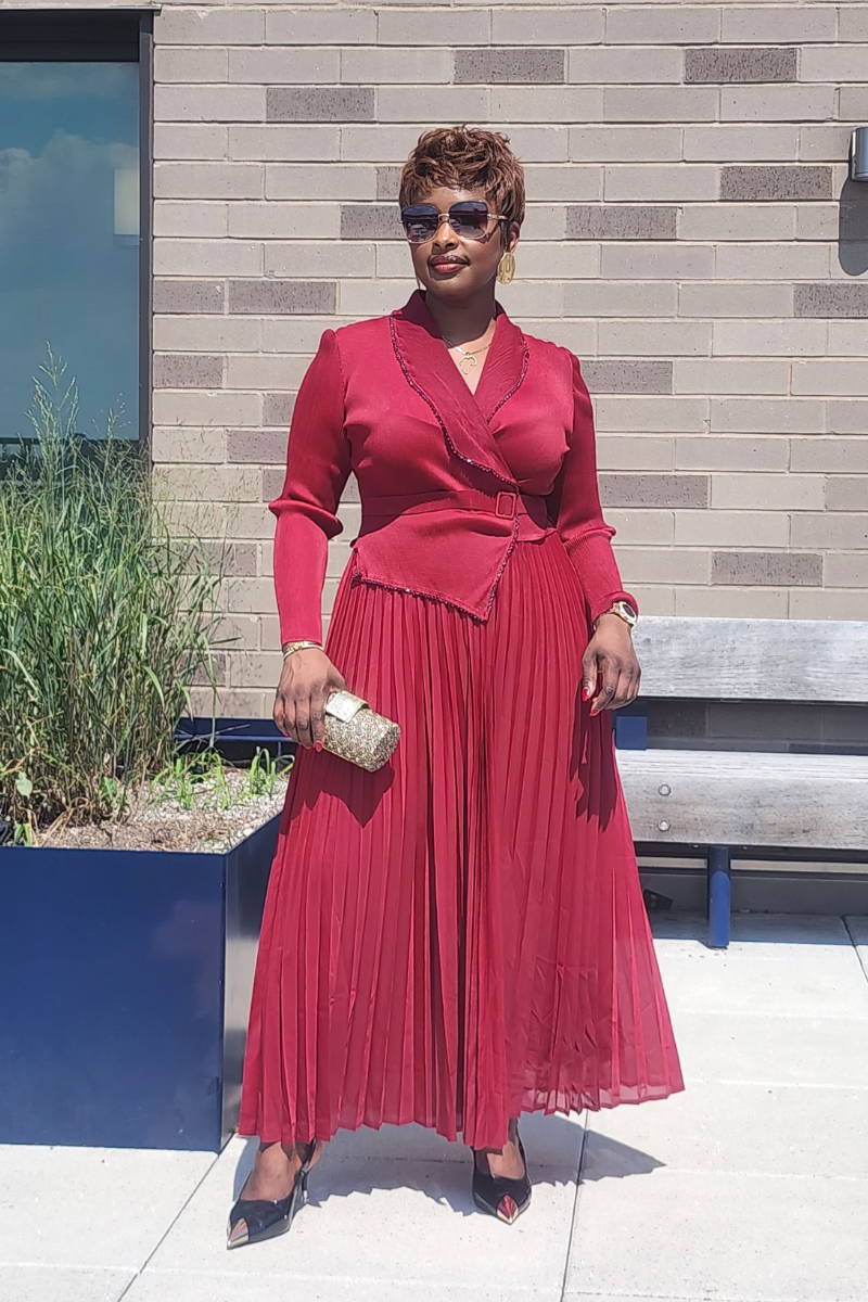 DIVINE FAVOR DRESS/ RED