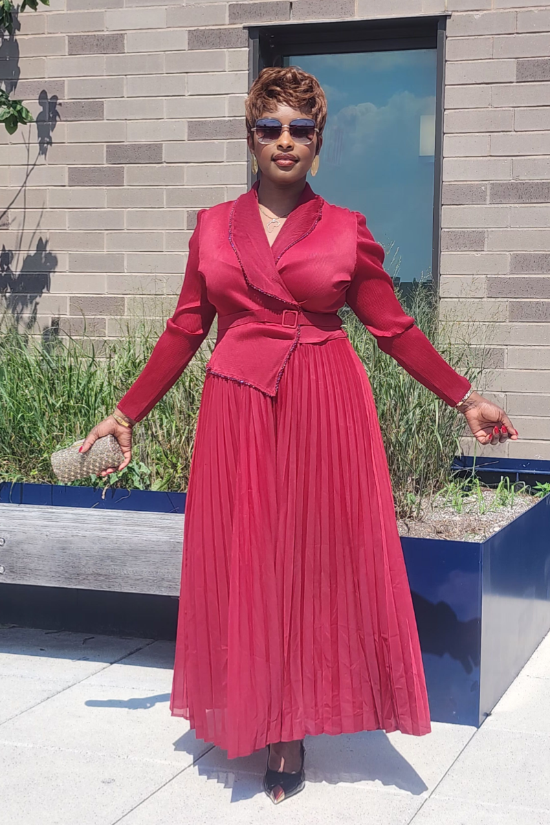 DIVINE FAVOR DRESS/ RED