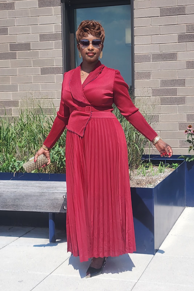 DIVINE FAVOR DRESS/ RED
