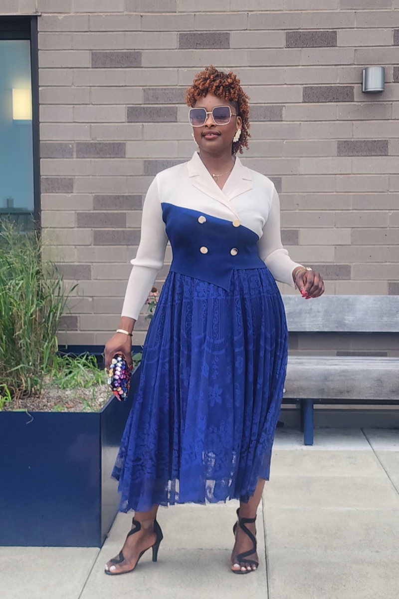 GRACE WALK 1PC DRESS/ BLUE