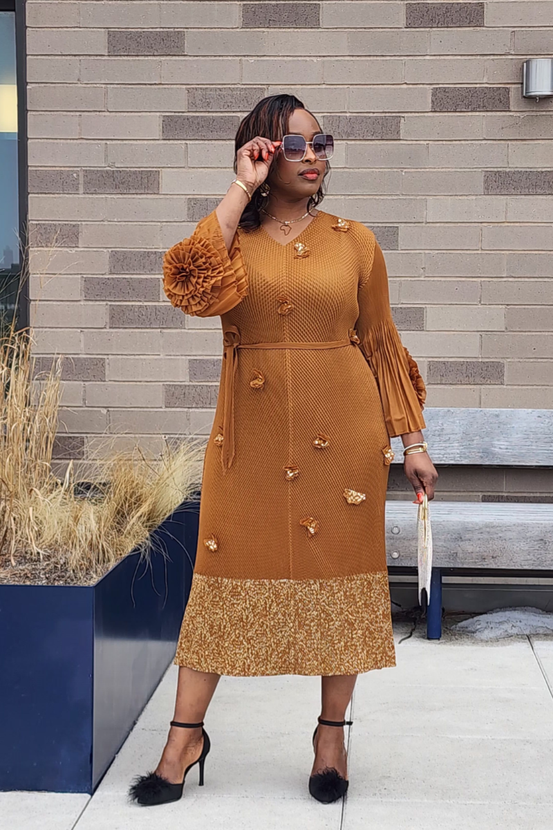 CHARISMA DRESS BROWN