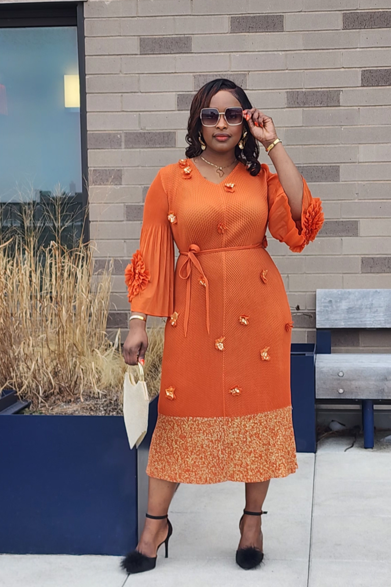 CHARISMA DRESS ORANGE