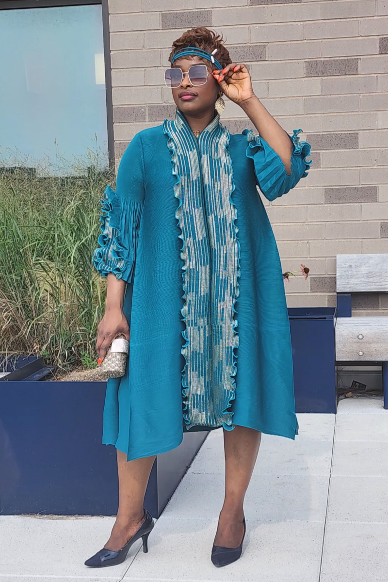 MUSCADOR DRESS/GREEN