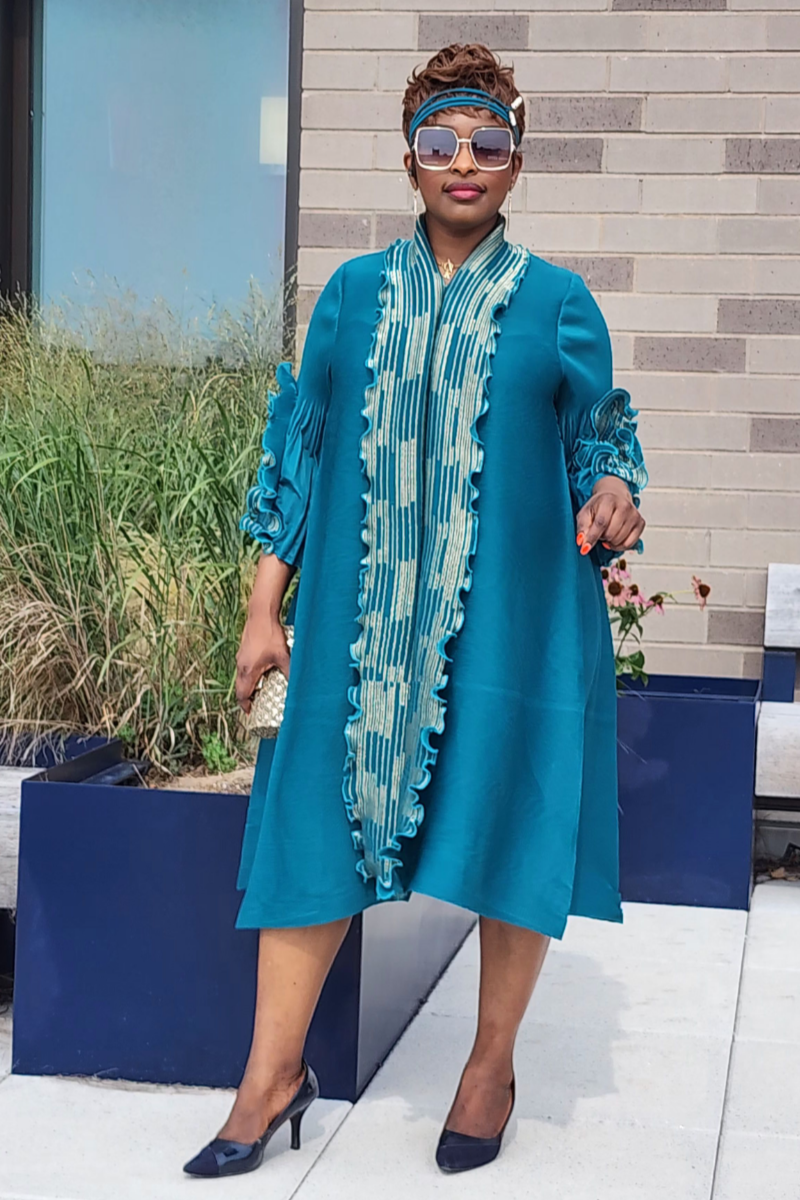 MUSCADOR DRESS/GREEN