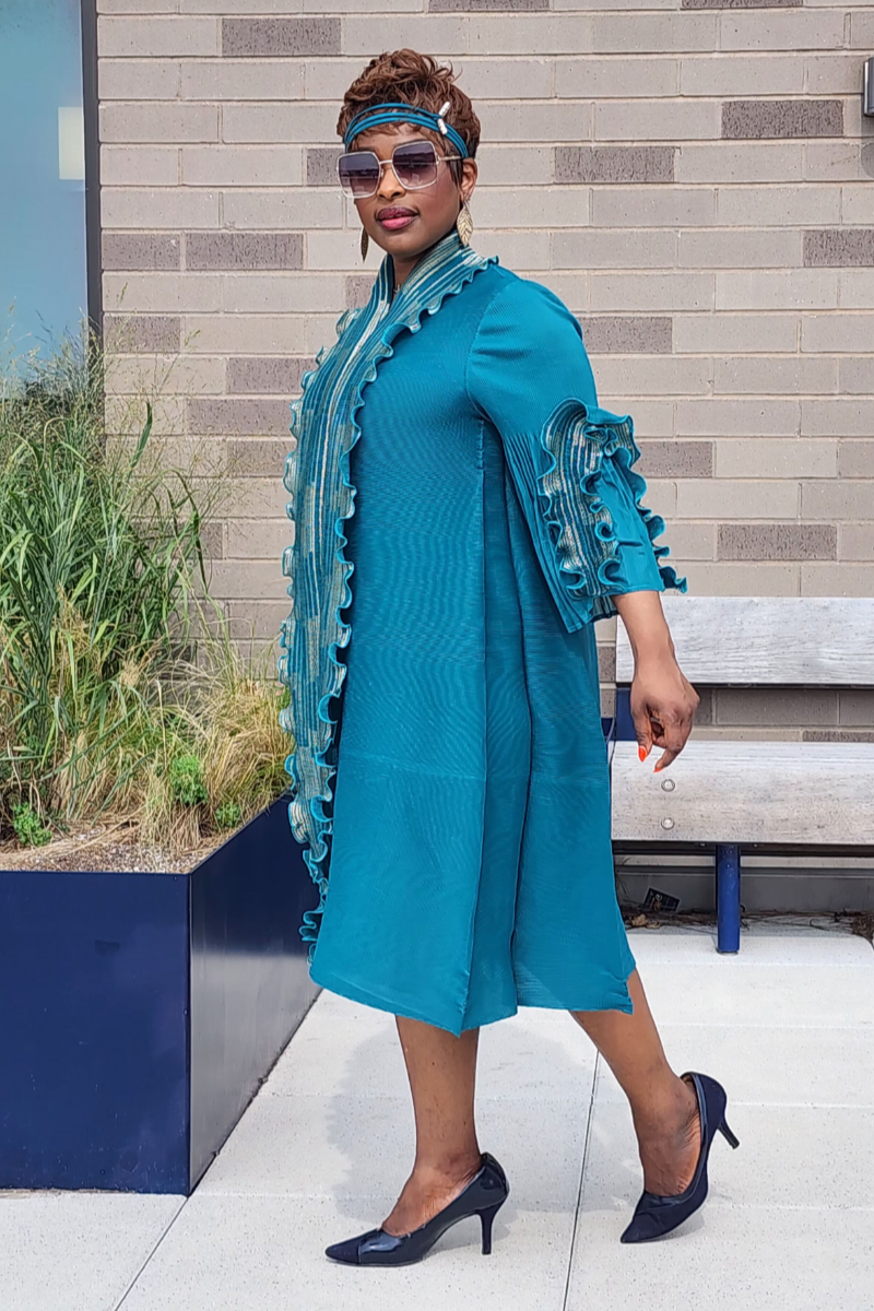 MUSCADOR DRESS/GREEN