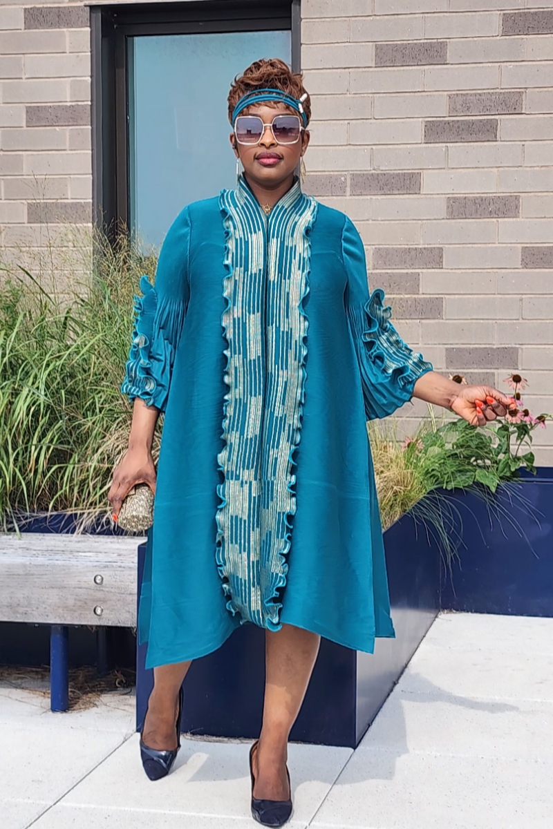 MUSCADOR DRESS/GREEN