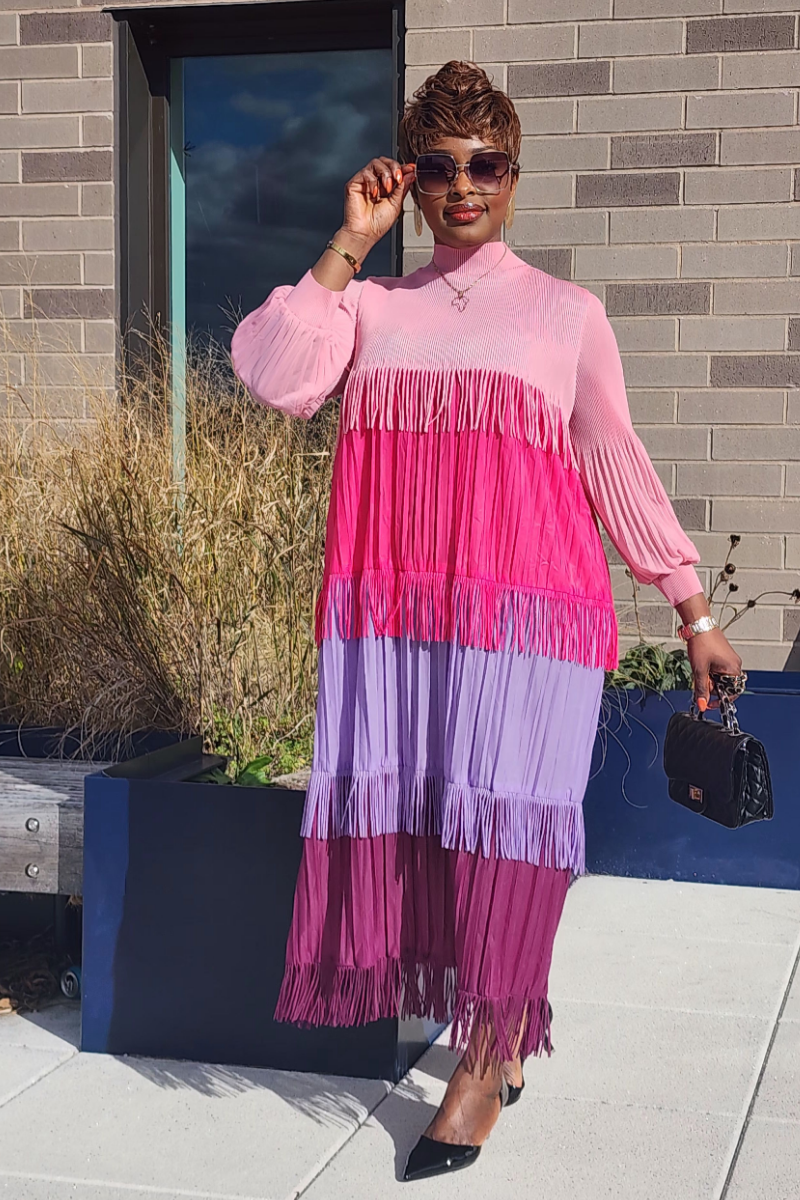 CHARMING DRESS MULTICOLOR