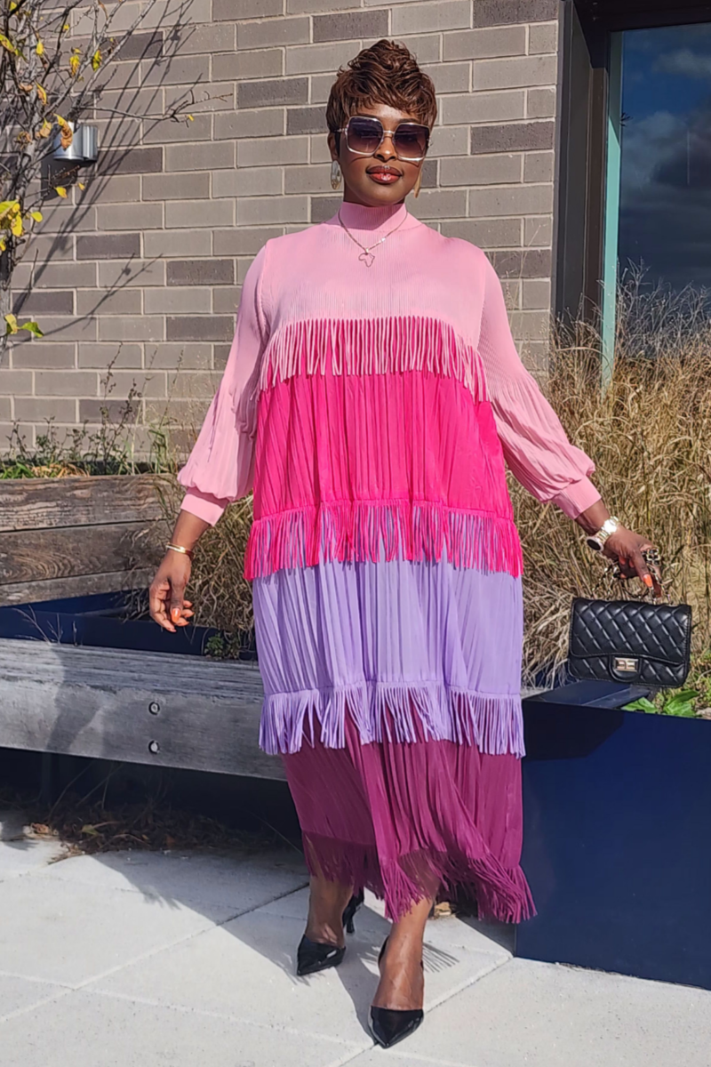 CHARMING DRESS MULTICOLOR