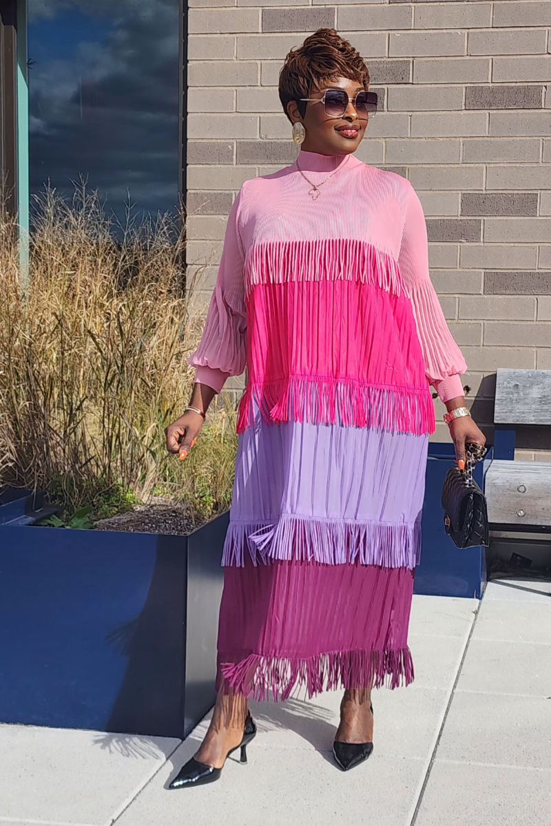 CHARMING DRESS MULTICOLOR