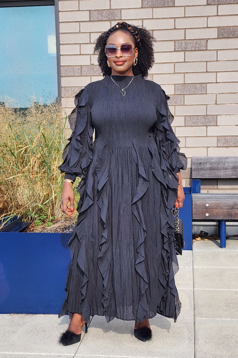 ELEGANCE FLOWY DRESS