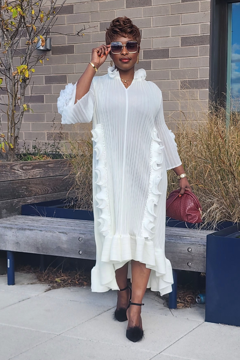 GRACIOUS DRESS/ WHITE