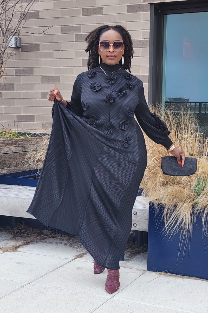 MAJESTY FLORAL /BLACK