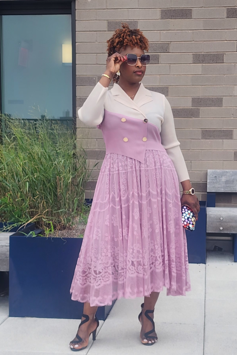 GRACE WALK 1PC DRESS/ PINK