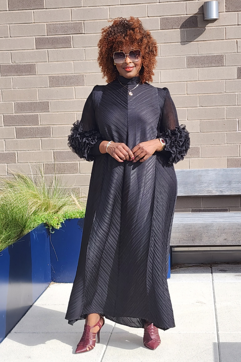 MAJESTY DRESS / BLACK