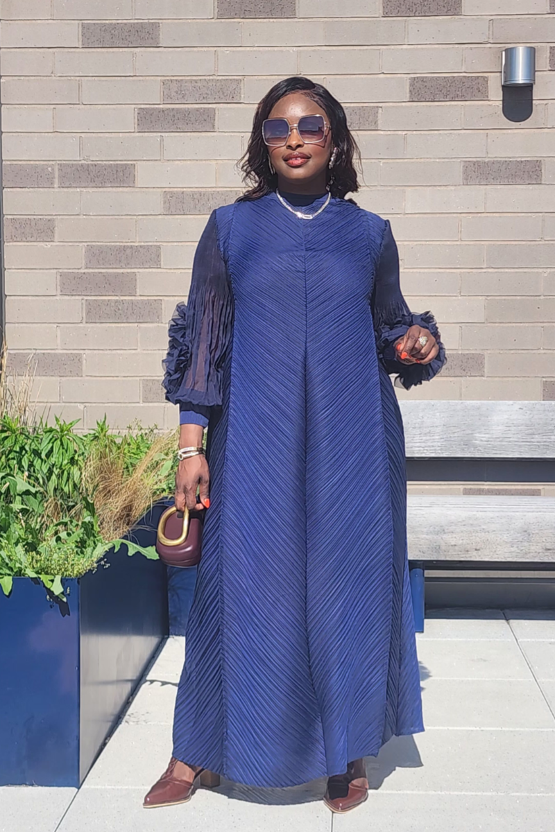 MAJESTY DRESS BLUE