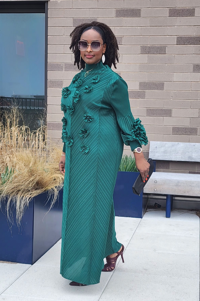 MAJESTY FLORAL /GREEN