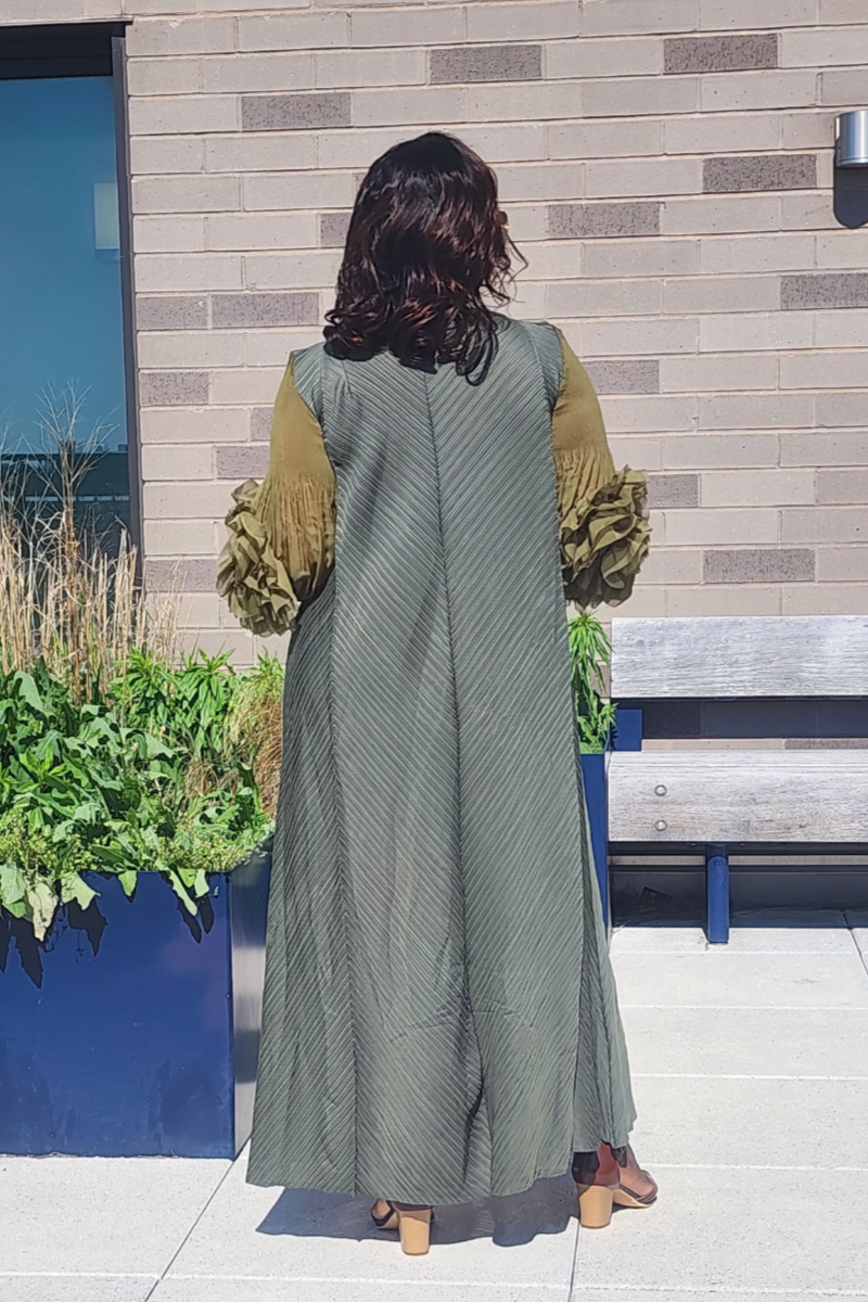 MAJESTY DRESS ARMY GREEN