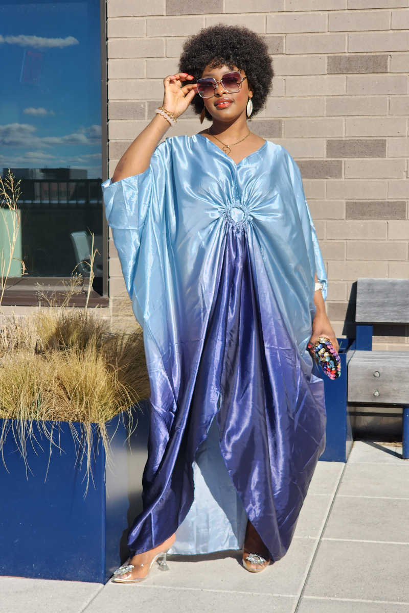 OCEANE SATIN SKY BLUE