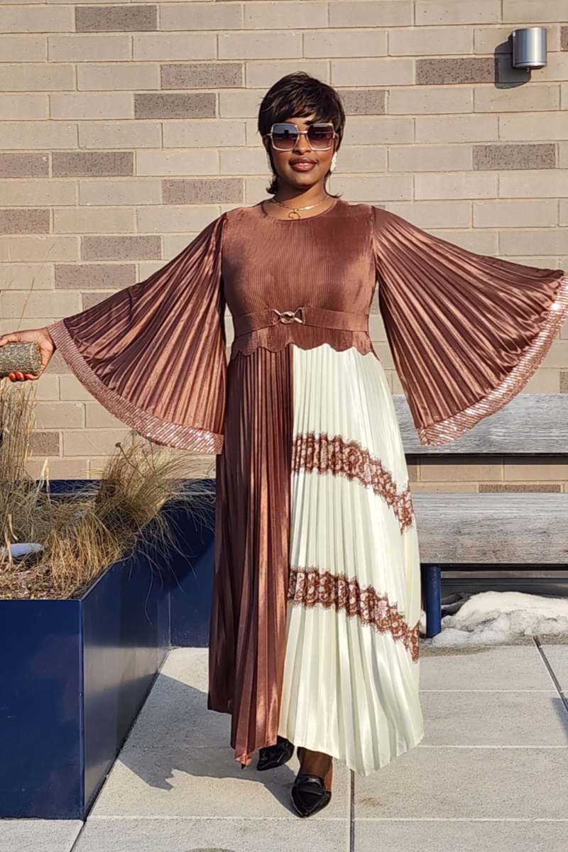 SUPREME DRESS CARAMEL