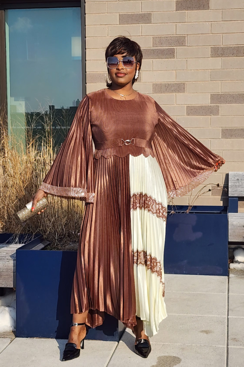 SUPREME DRESS CARAMEL