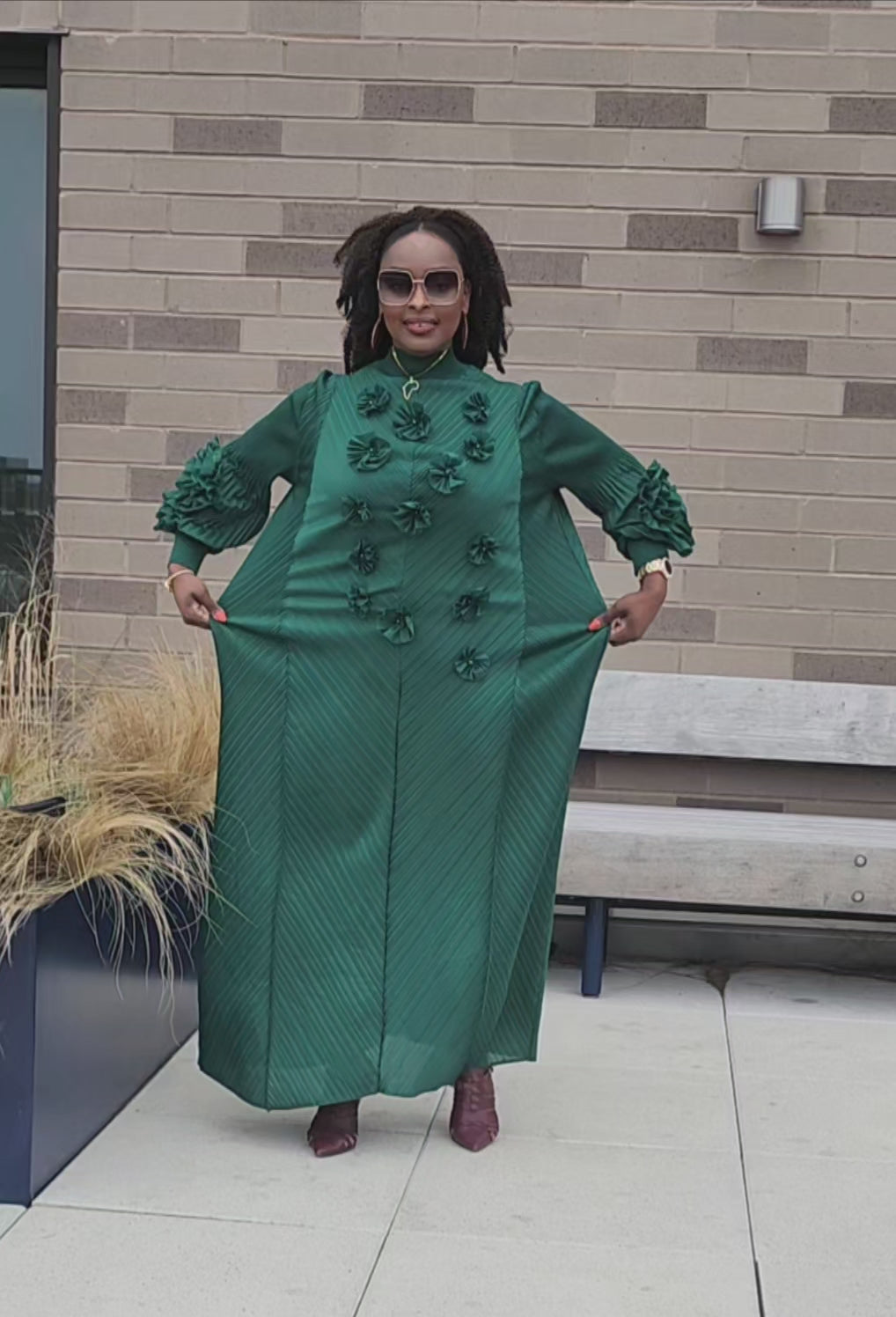 MAJESTY FLORAL /GREEN