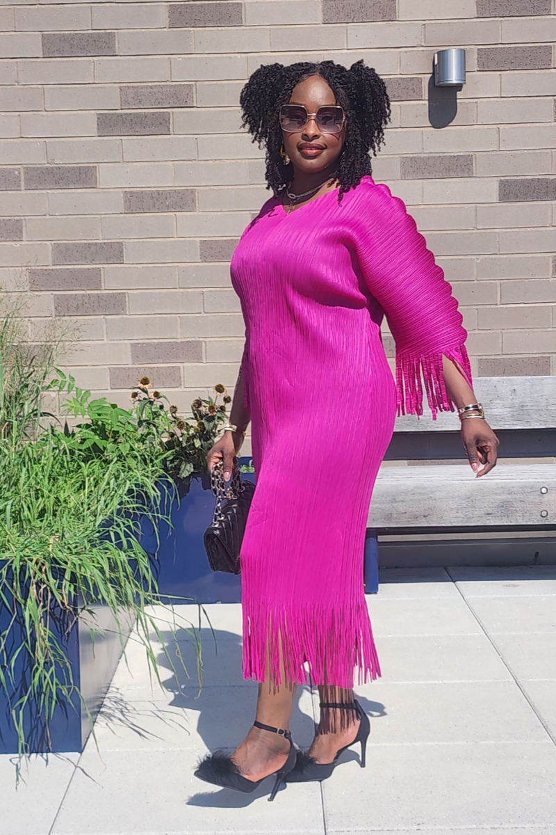 AMOURA FRINGE DRESS (PRE-ORDER ONLY WILL BE SHIPPED UNTIL SEP 10th)