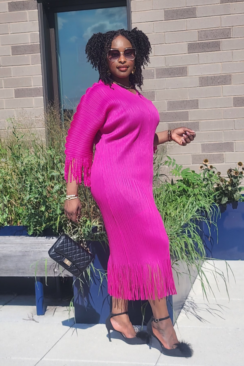 AMOURA FRINGE DRESS (PRE-ORDER ONLY WILL BE SHIPPED UNTIL SEP 10th)