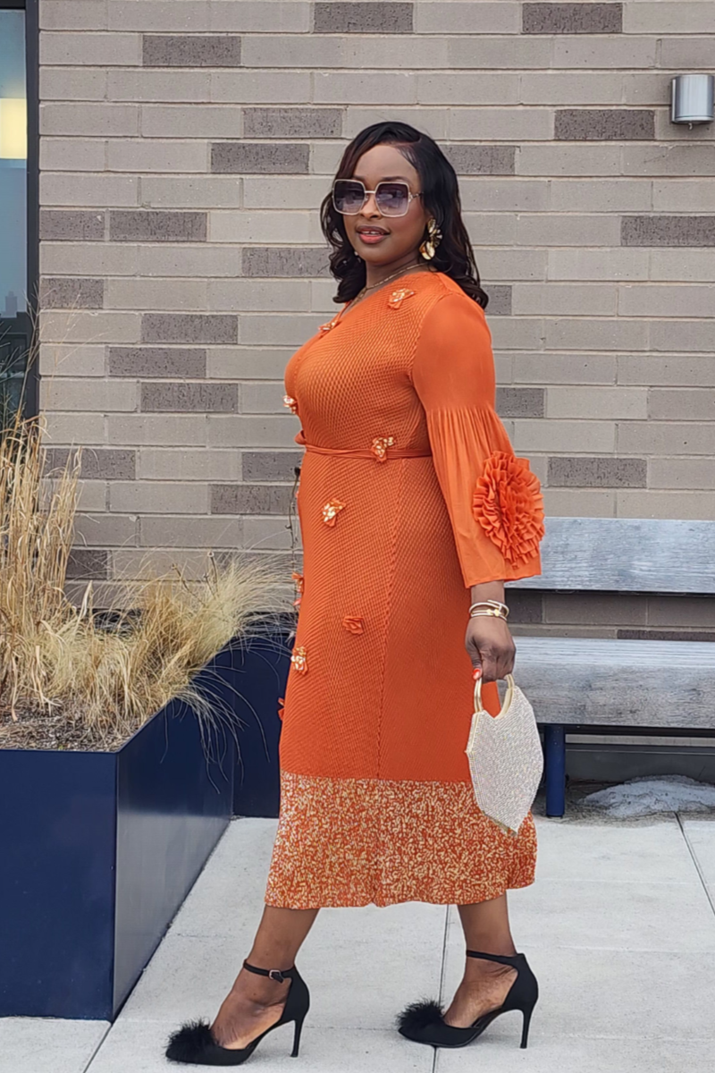 CHARISMA DRESS ORANGE