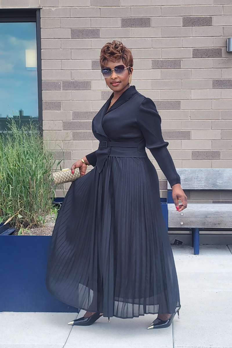 DIVINE FAVOR DRESS/ BLACK