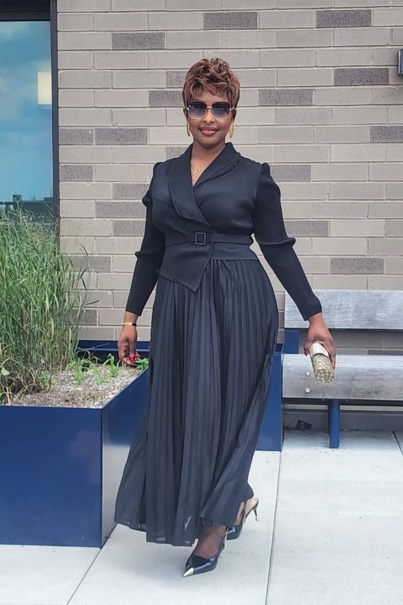 DIVINE FAVOR DRESS/ BLACK