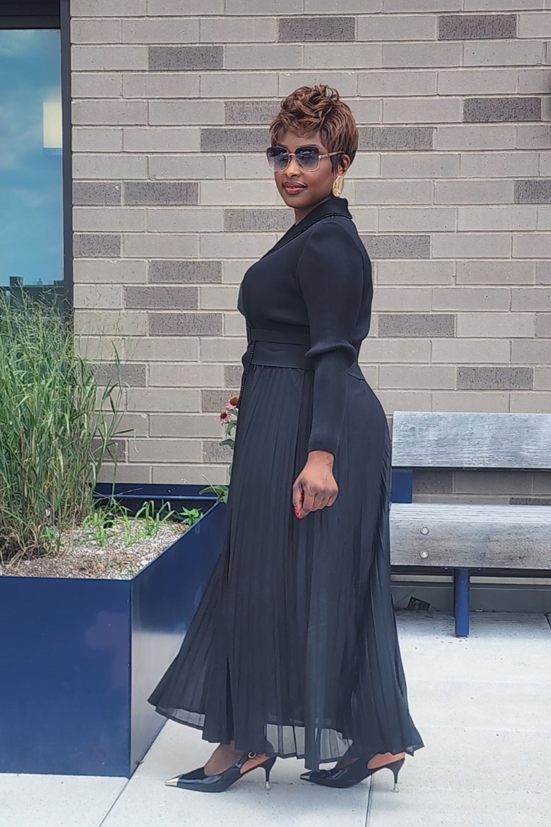 DIVINE FAVOR DRESS/ BLACK
