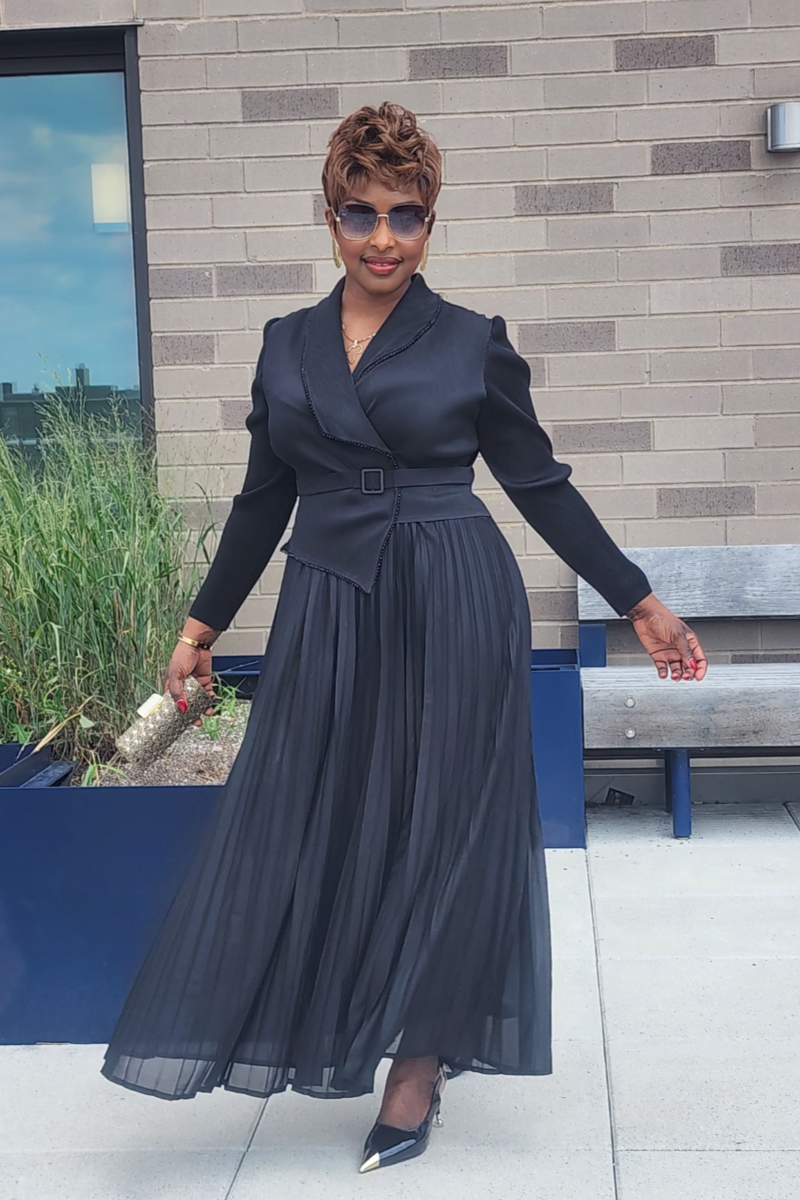 DIVINE FAVOR DRESS/ BLACK