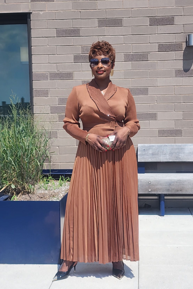 DIVINE FAVOR DRESS/ CARAMEL