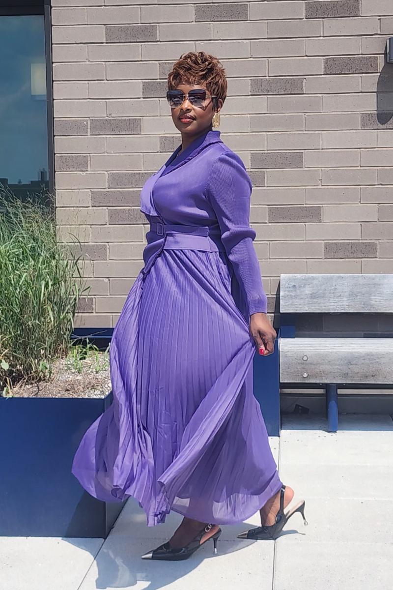 purple dress nearby Ellie Wilde EW36083 A Line Lace Long Formal Prom Dark The Dress Outlet Perfect for weddings Purple Prom Shops Nearby Purple
