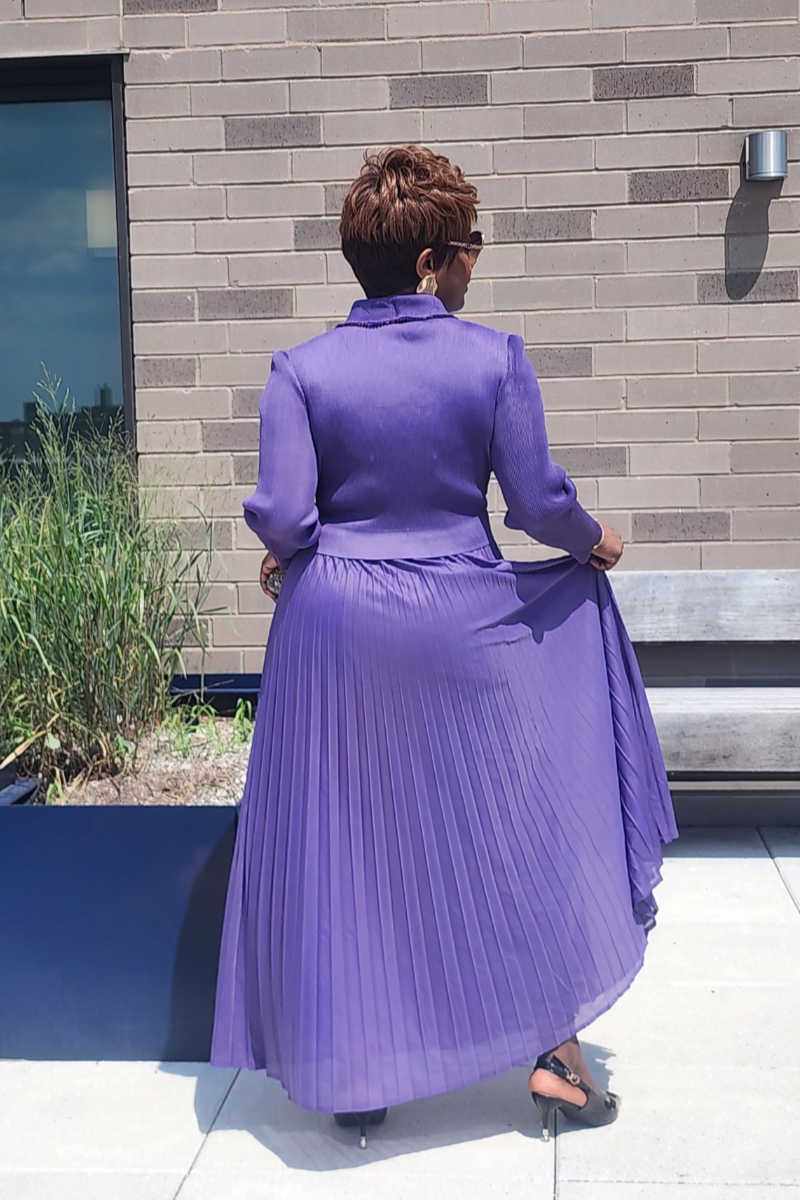 DIVINE FAVOR DRESS/ PURPLE