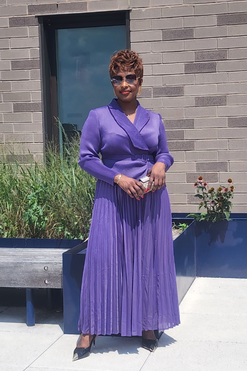 DIVINE FAVOR DRESS/ PURPLE