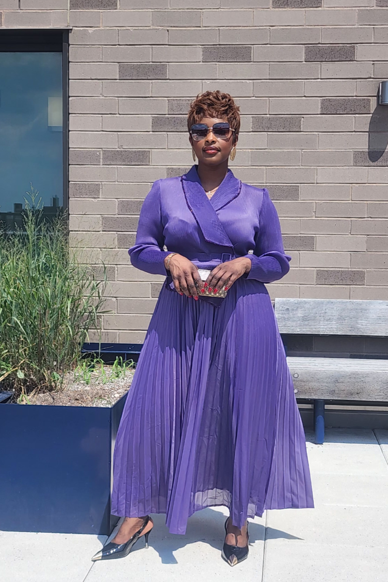 DIVINE FAVOR DRESS/ PURPLE