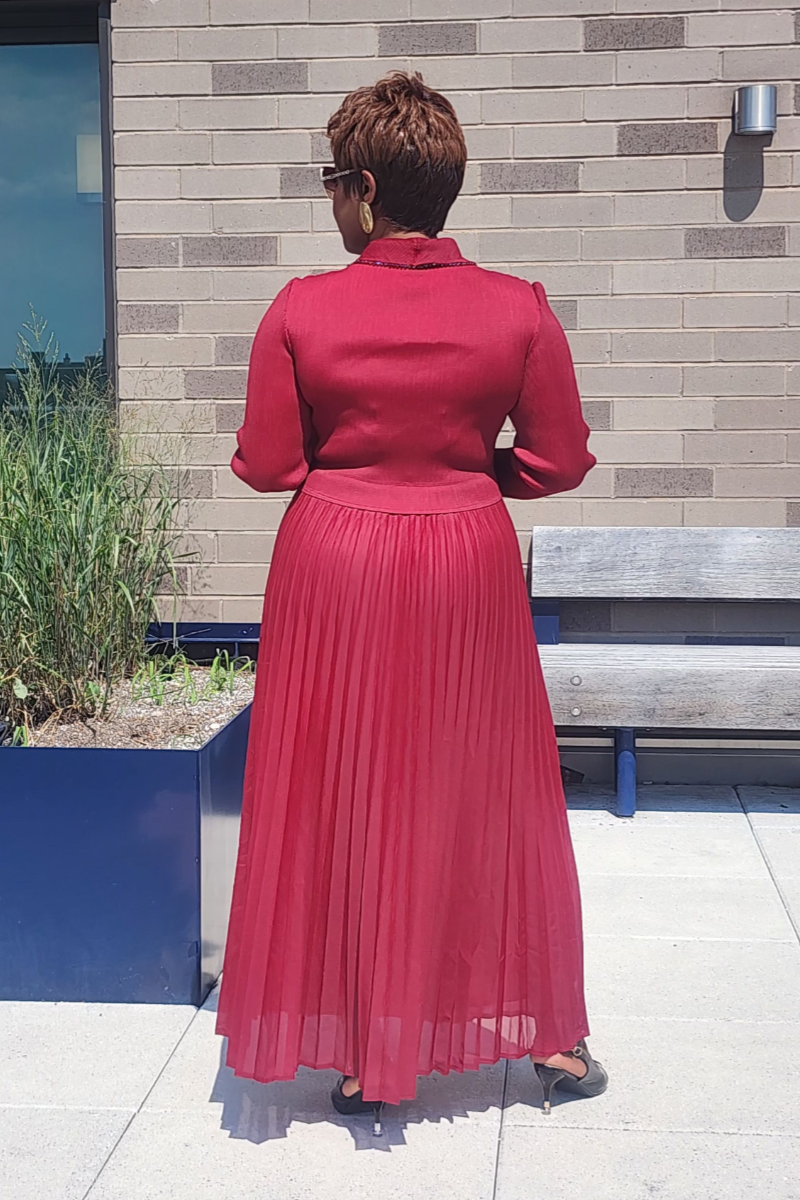 DIVINE FAVOR DRESS/ RED