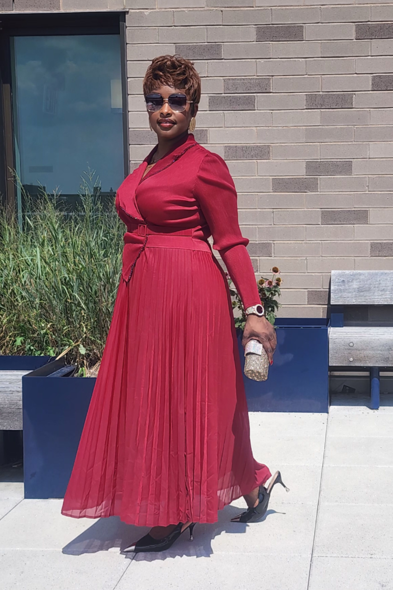 DIVINE FAVOR DRESS/ RED